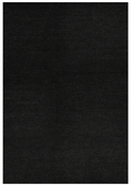 Hemp Hand Woven Rug: Black Loop