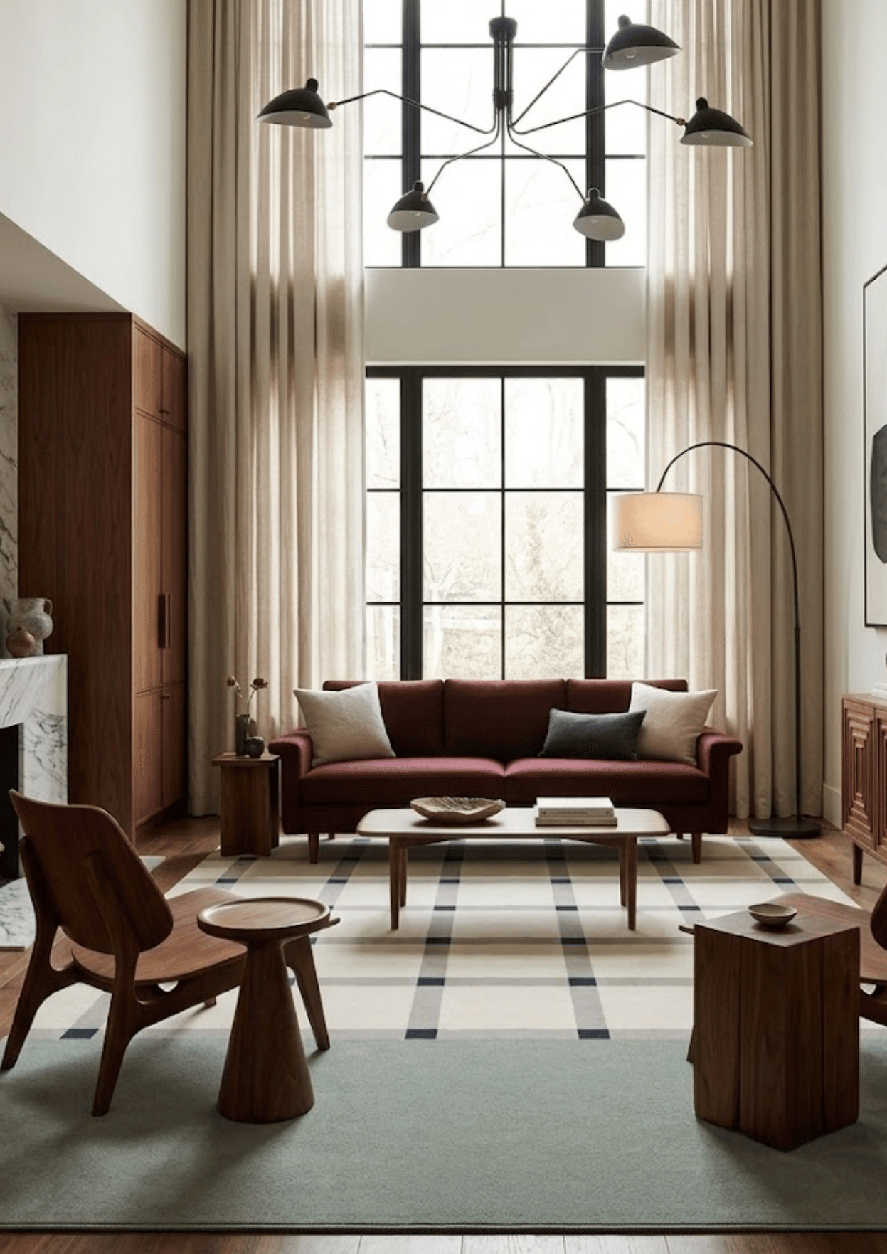 Woolen Handtufted Carpet _ Lattice
