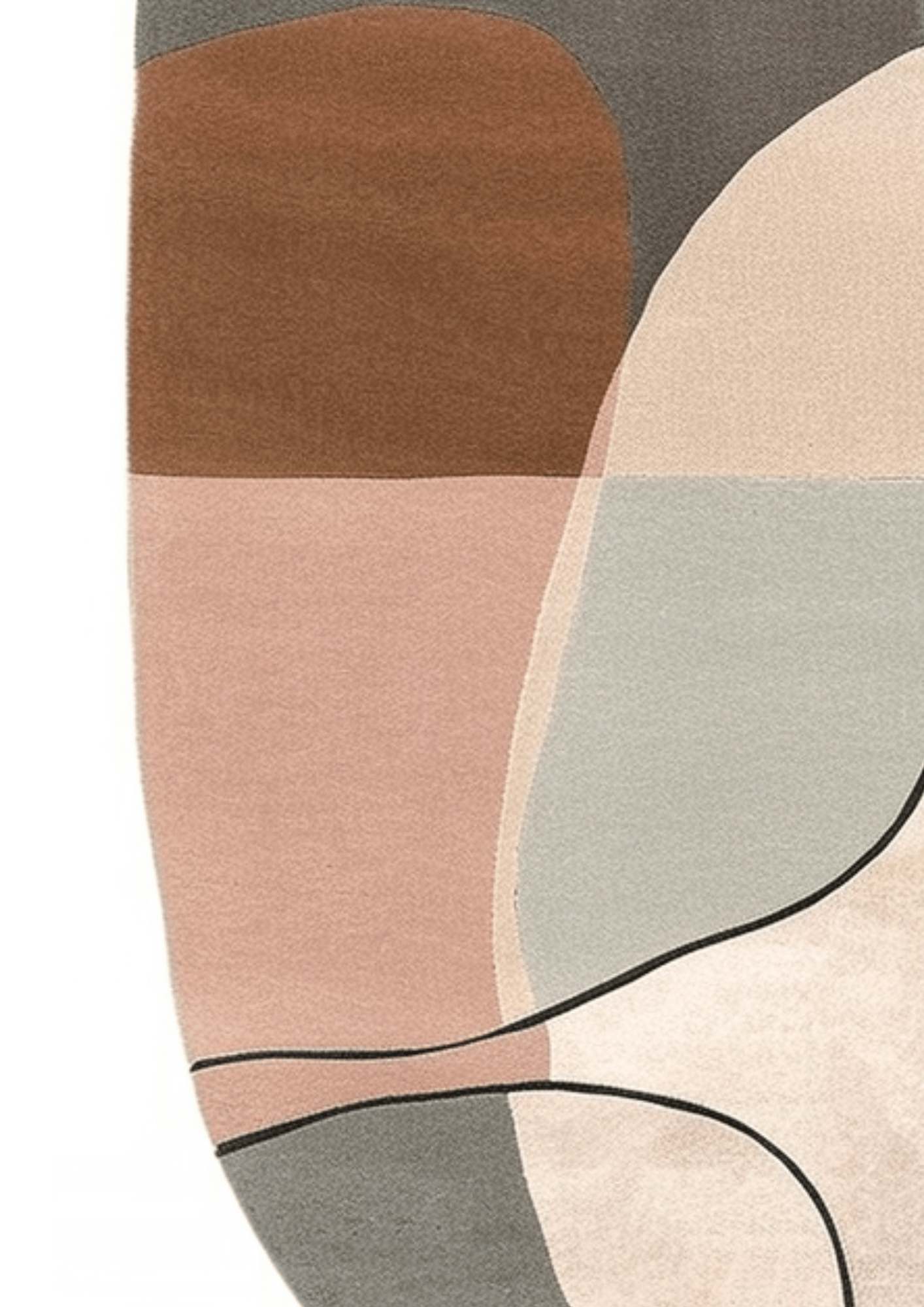 Woolen Handtufted Carpet_Pastel Pathways