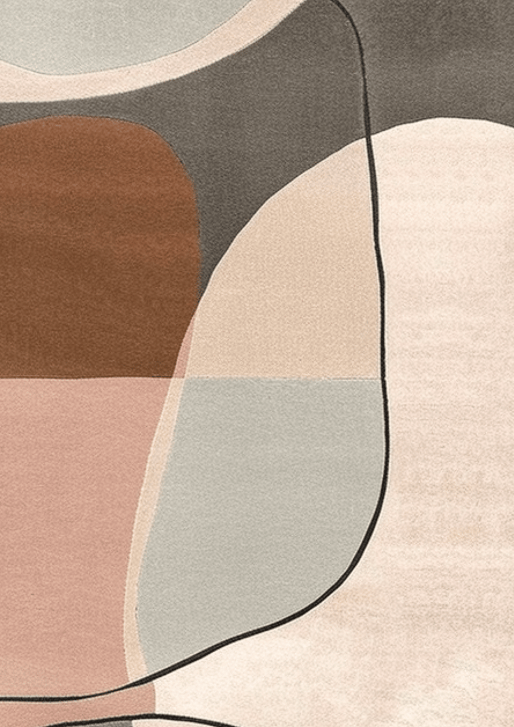 Woolen Handtufted Carpet_Pastel Pathways