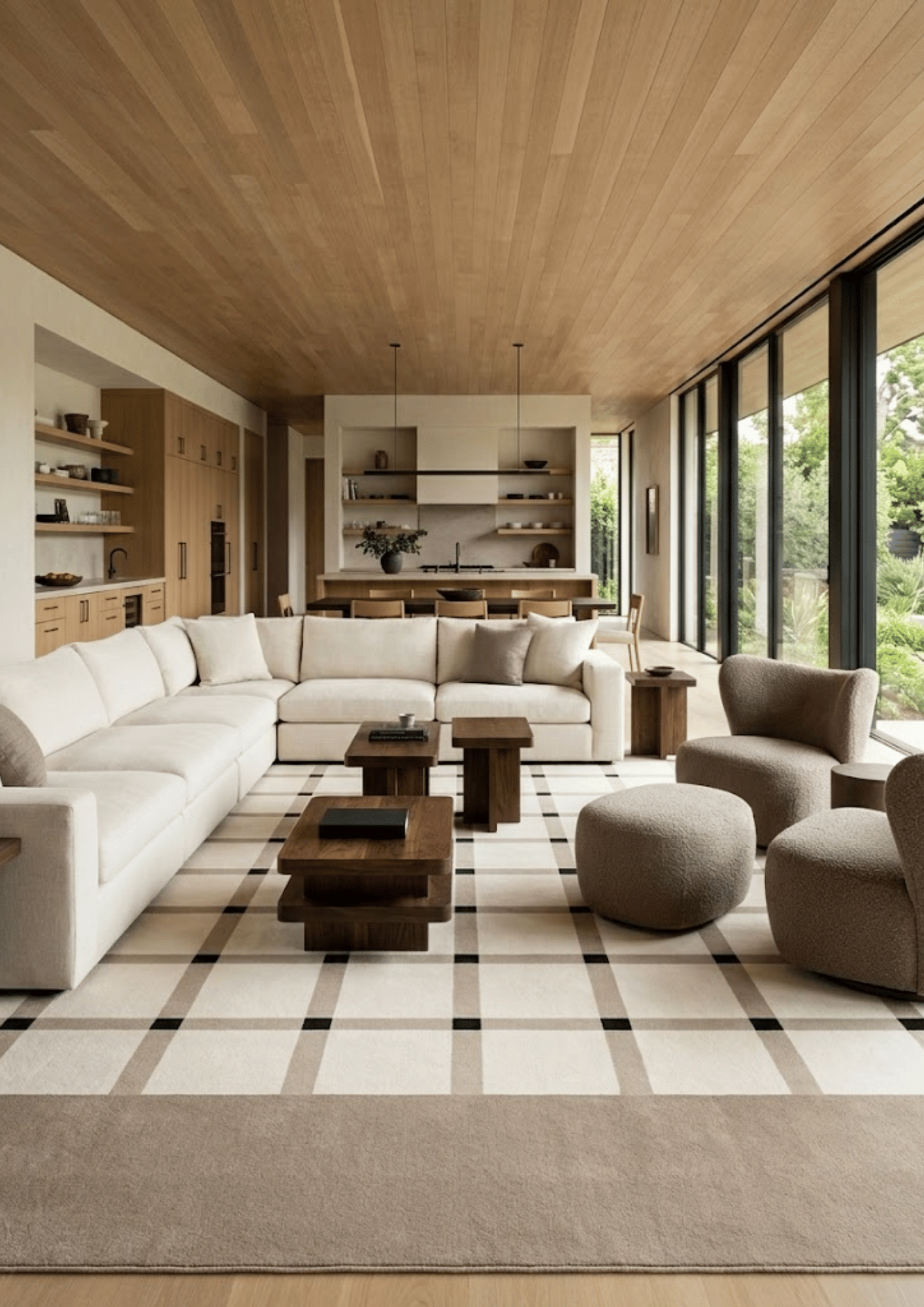 Woolen Handtufted Carpet _ Lattice