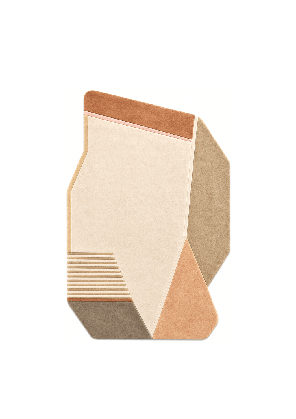 Woolen Handtufted Carpet _ Talus Terracotta