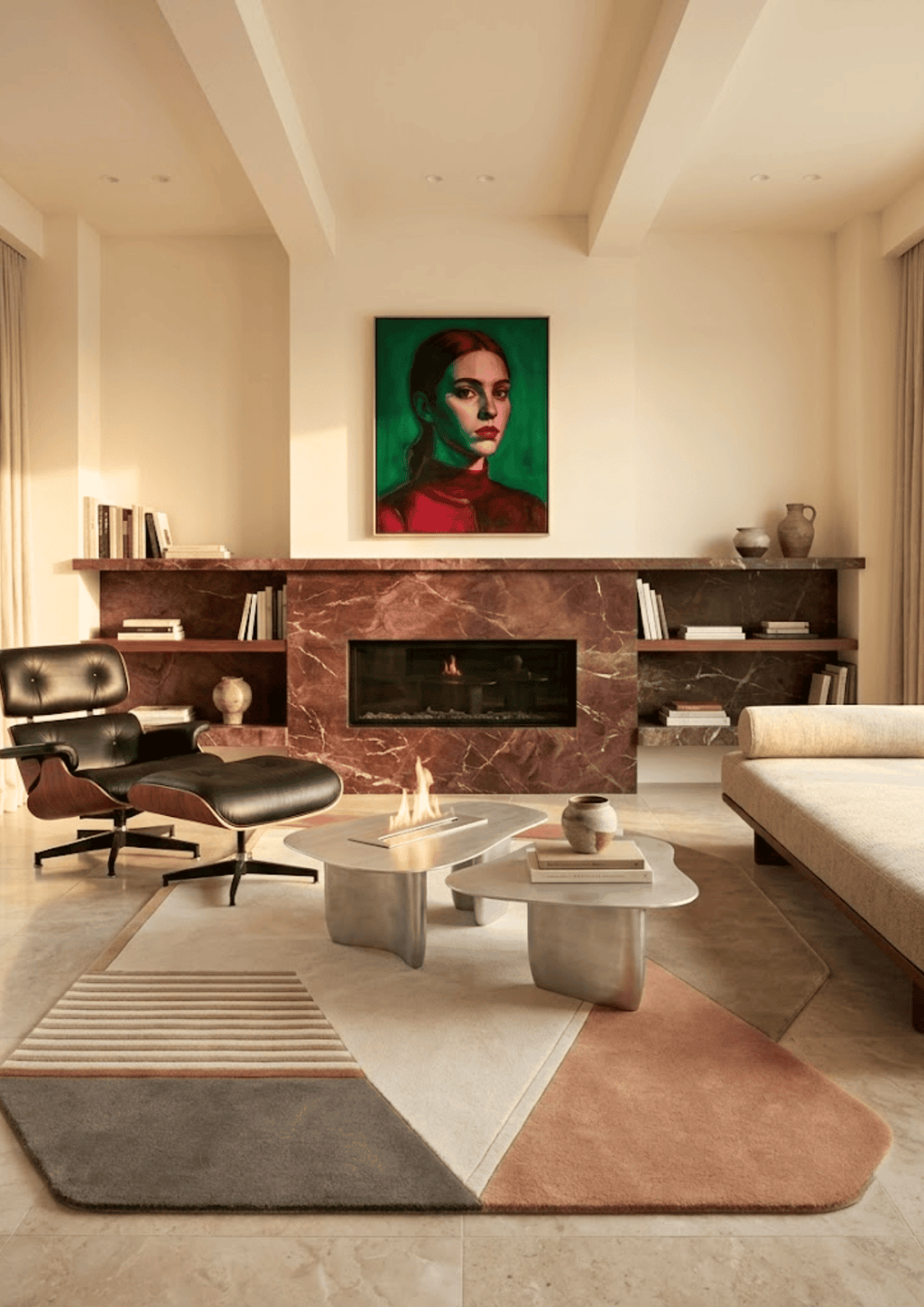 Woolen Handtufted Carpet _ Talus Terracotta