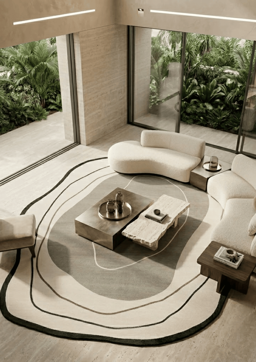 Woolen Handtufted Carpet_ Topos
