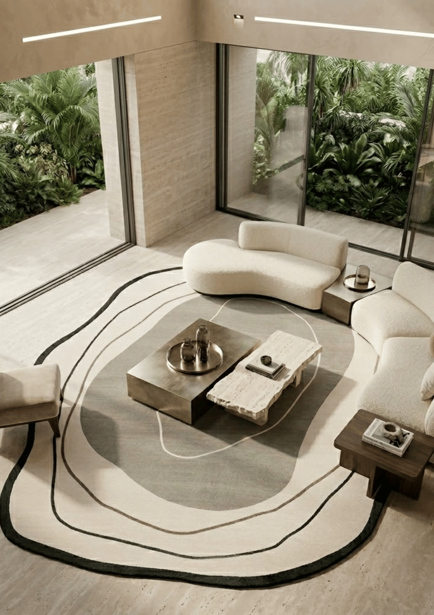 Woolen Handtufted Carpet_ Topos