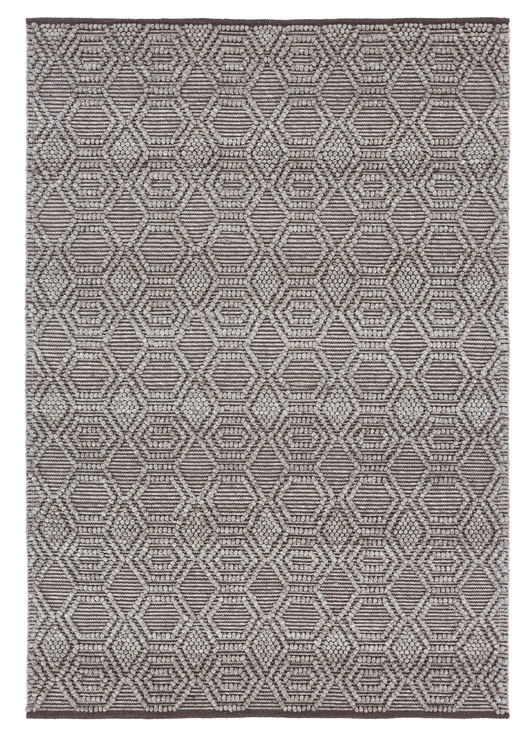 Natural Wool Handwoven Rug: Rio