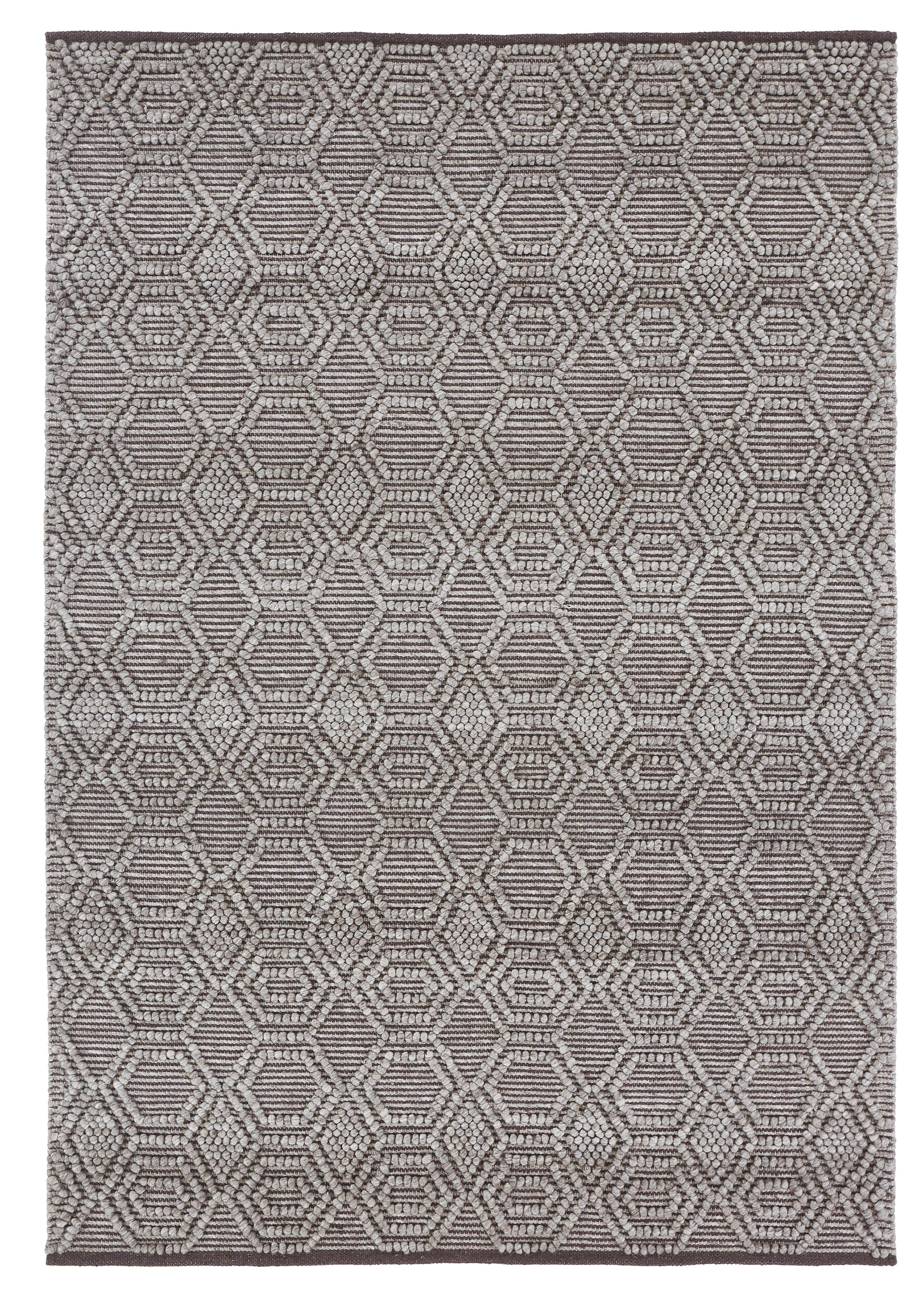 Natural Wool Handwoven Rug: Rio