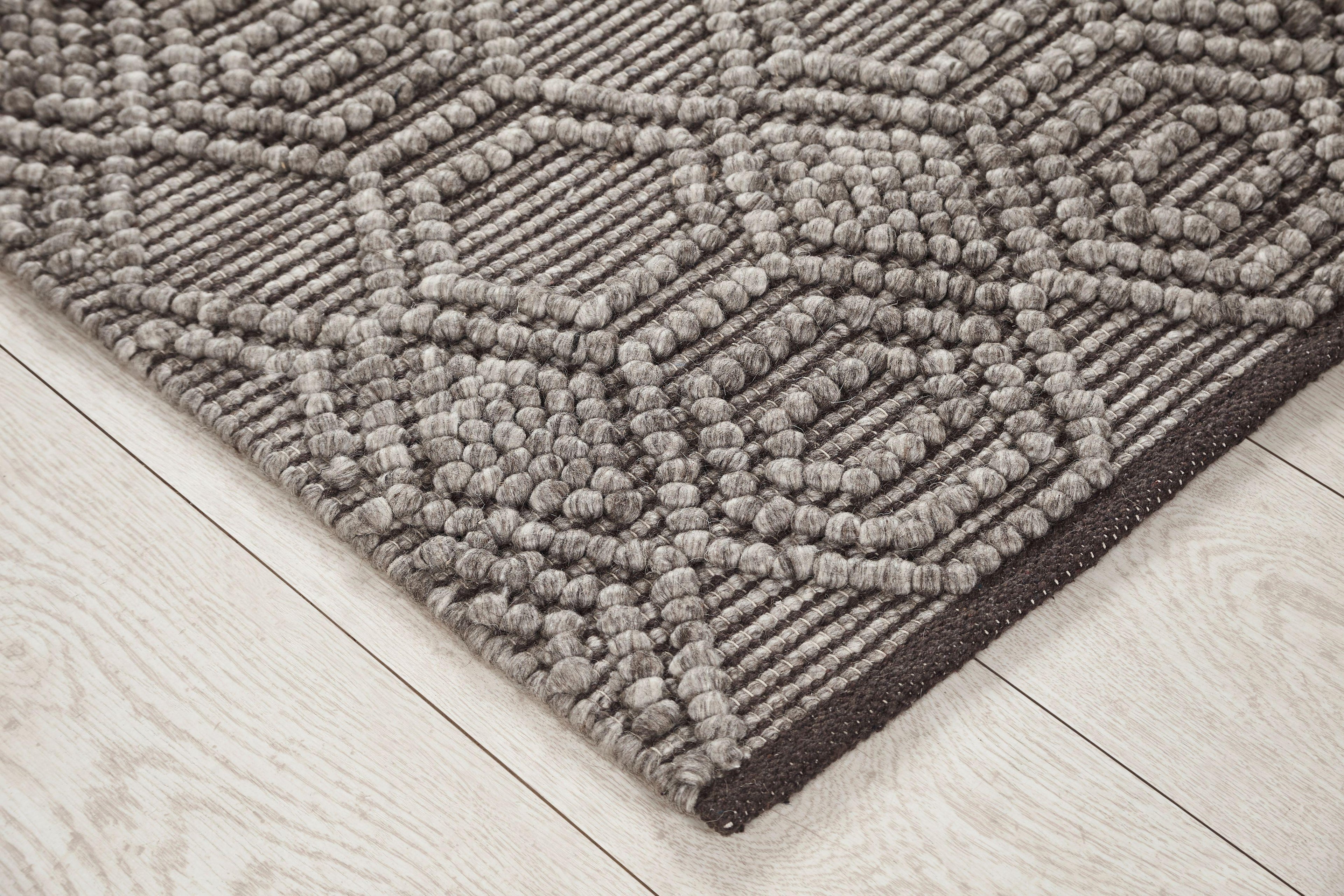 Natural Wool Handwoven Rug: Rio