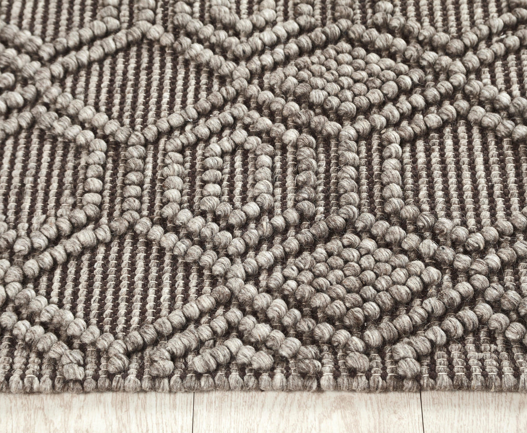 Natural Wool Handwoven Rug: Rio