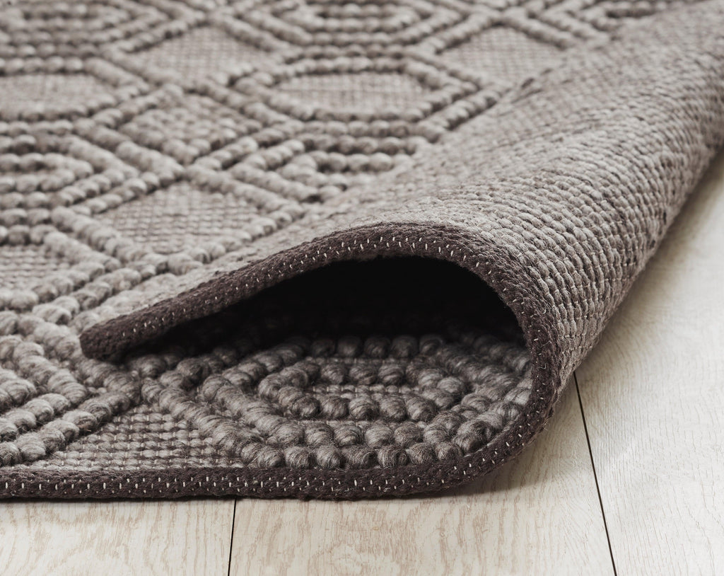 Natural Wool Handwoven Rug: Rio