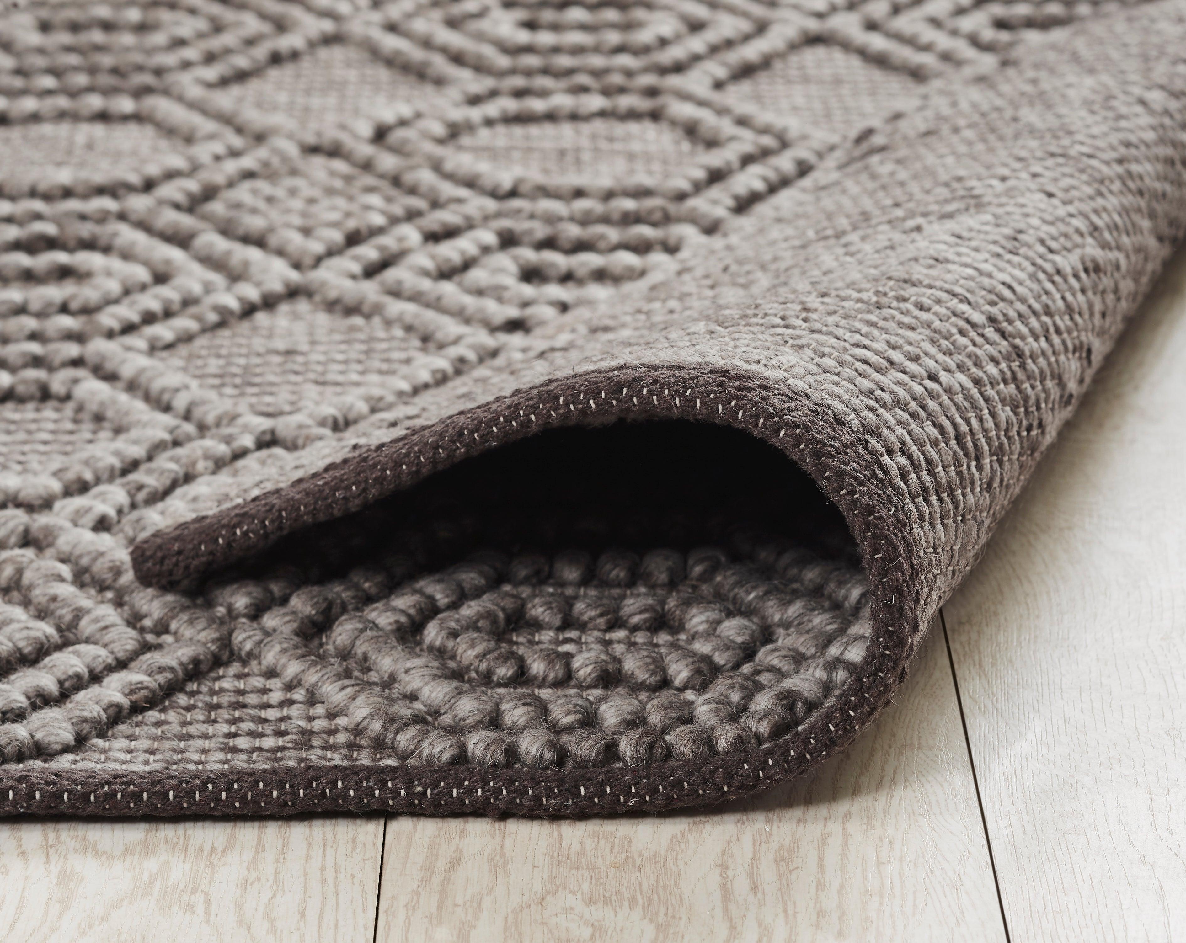Natural Wool Handwoven Rug: Rio