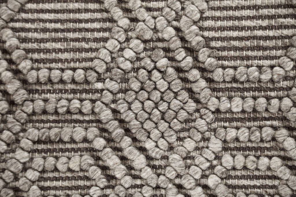 Natural Wool Handwoven Rug: Rio