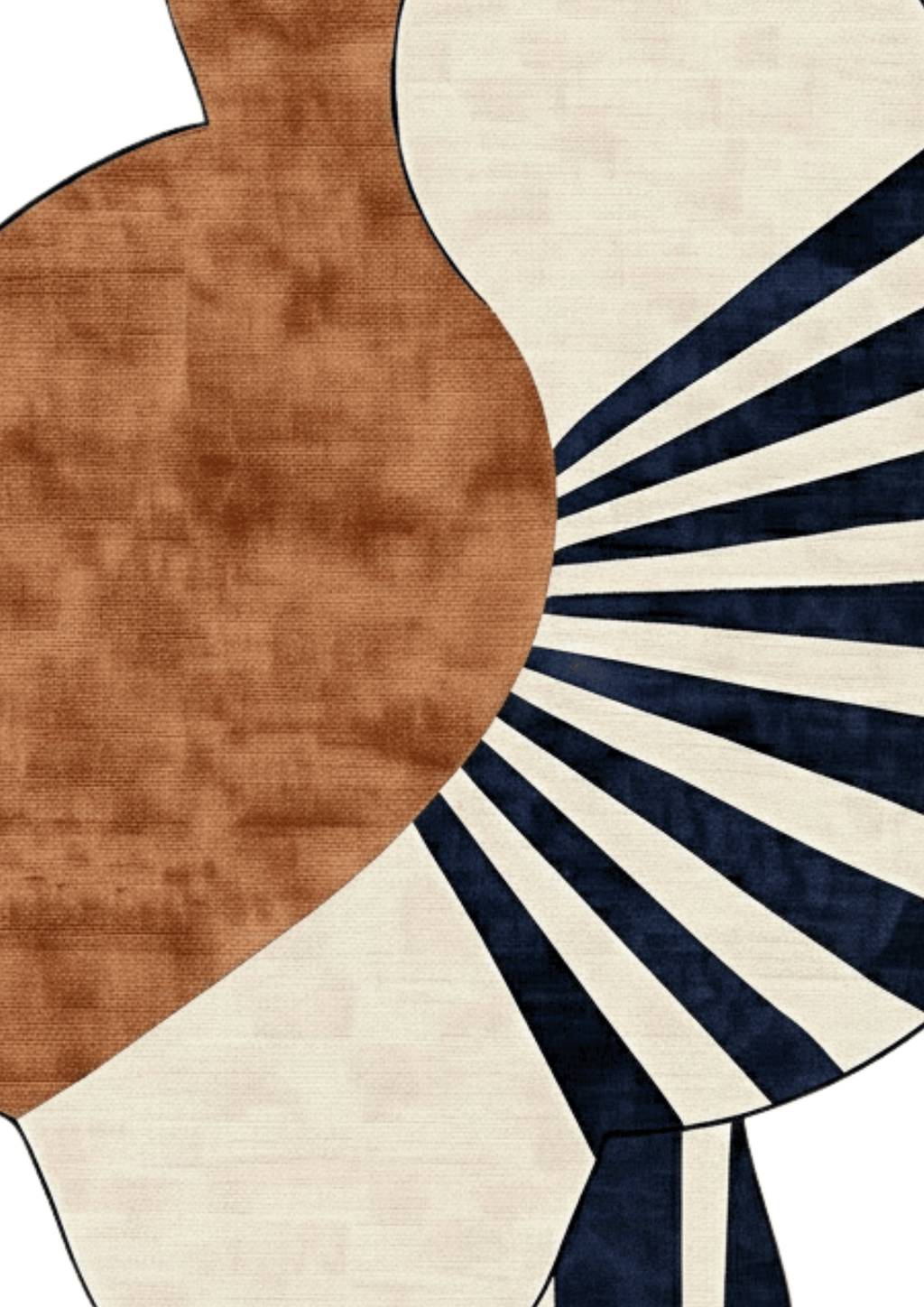 Viscose & Wool Blended Hand tufted Carpet _ Forma Fly