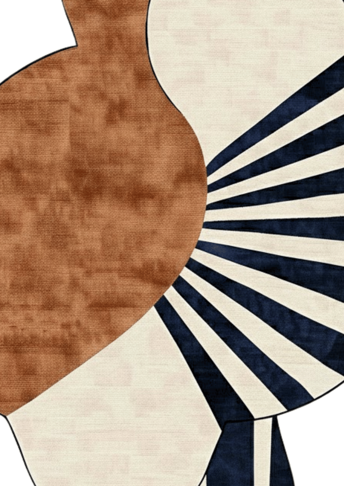 Viscose & Wool Blended Hand tufted Carpet _ Forma Fly