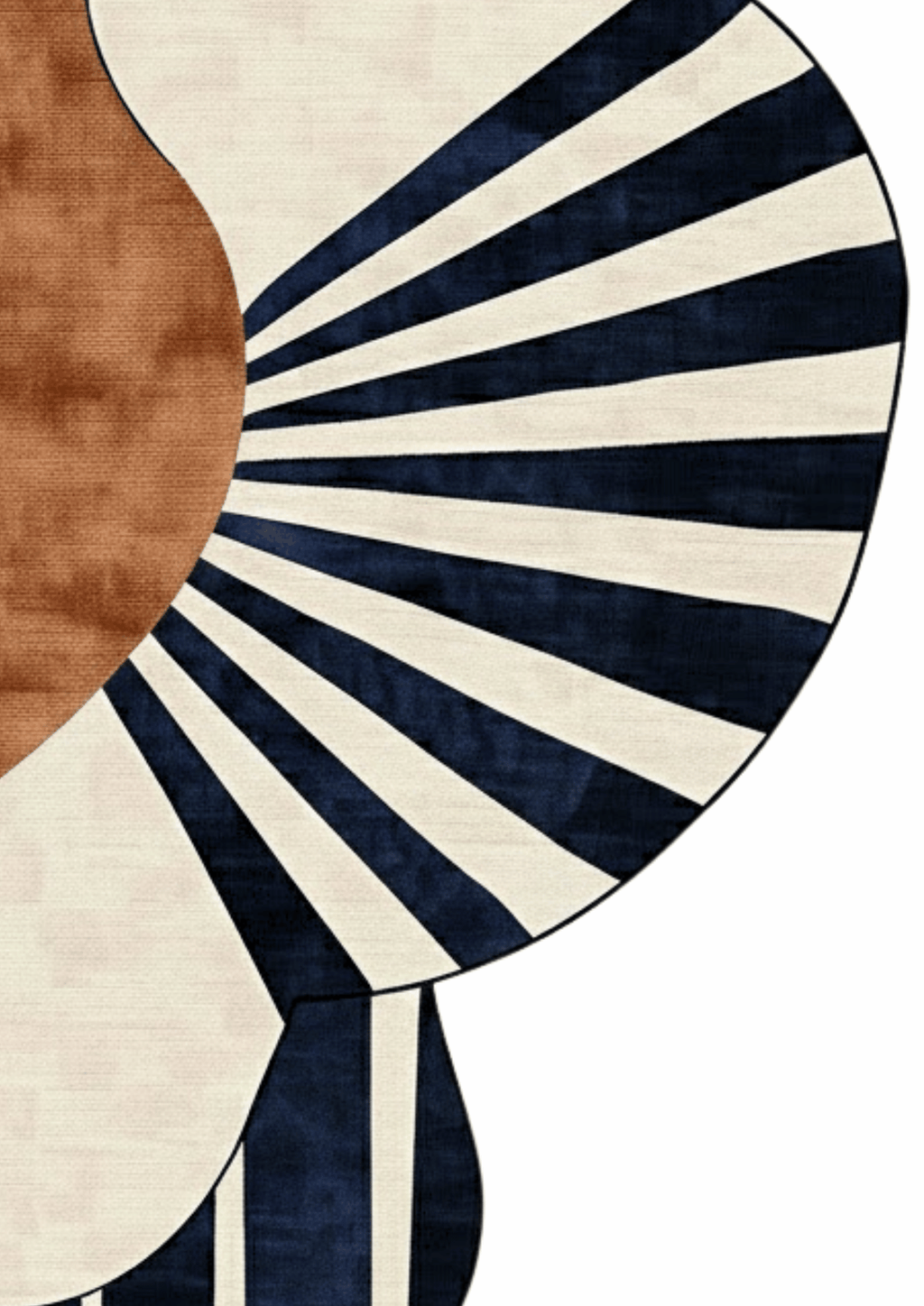 Viscose & Wool Blended Hand tufted Carpet _ Forma Fly