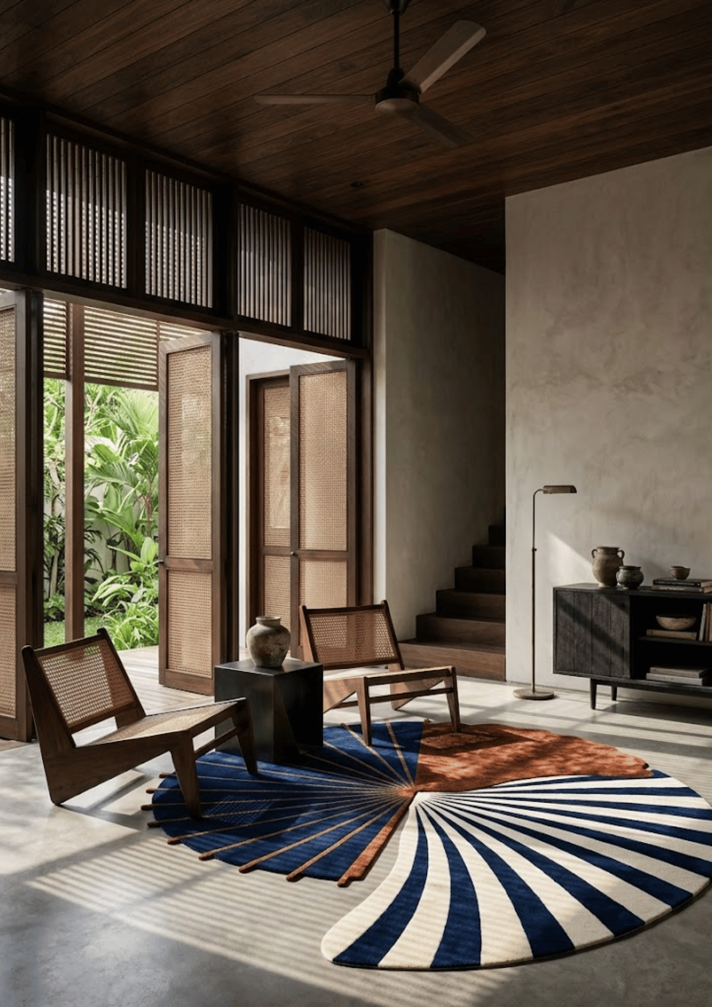 Viscose & Wool Blended Hand tufted Carpet _ Forma Nova