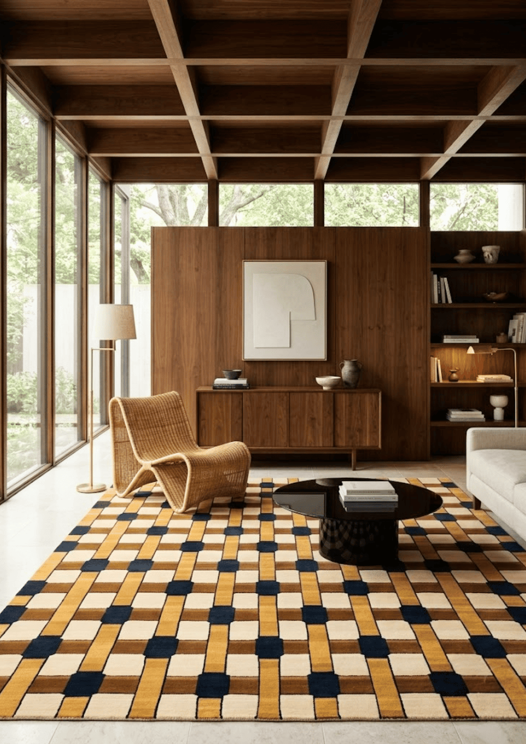 Wool Handtufted Carpet _Gridlock