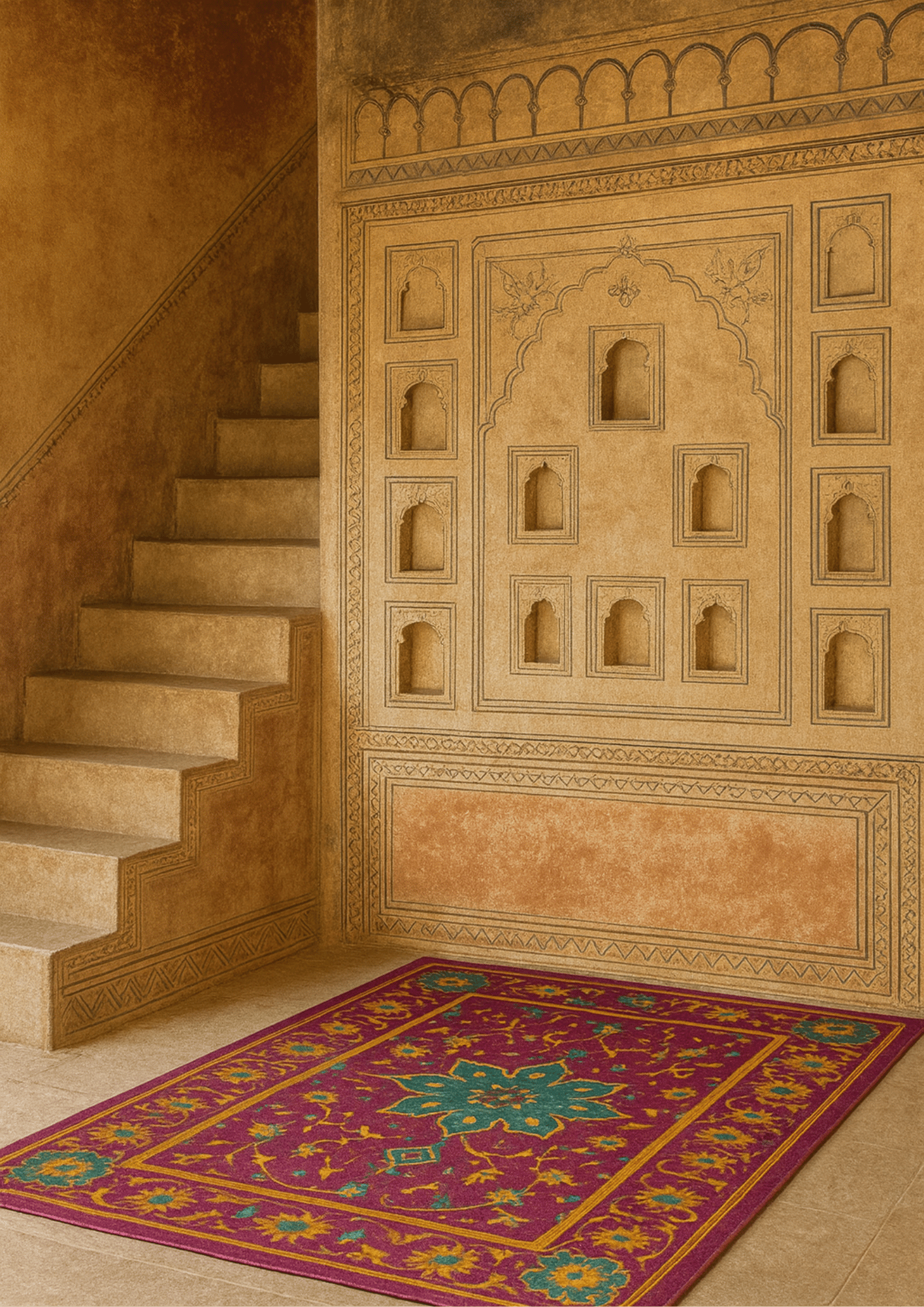 Wool Handtufted Carpet _Rajvilas