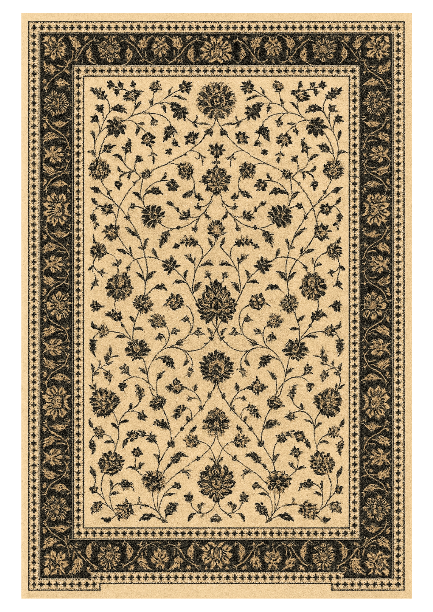 Wool Handtufted Carpet _  Pushpvatika
