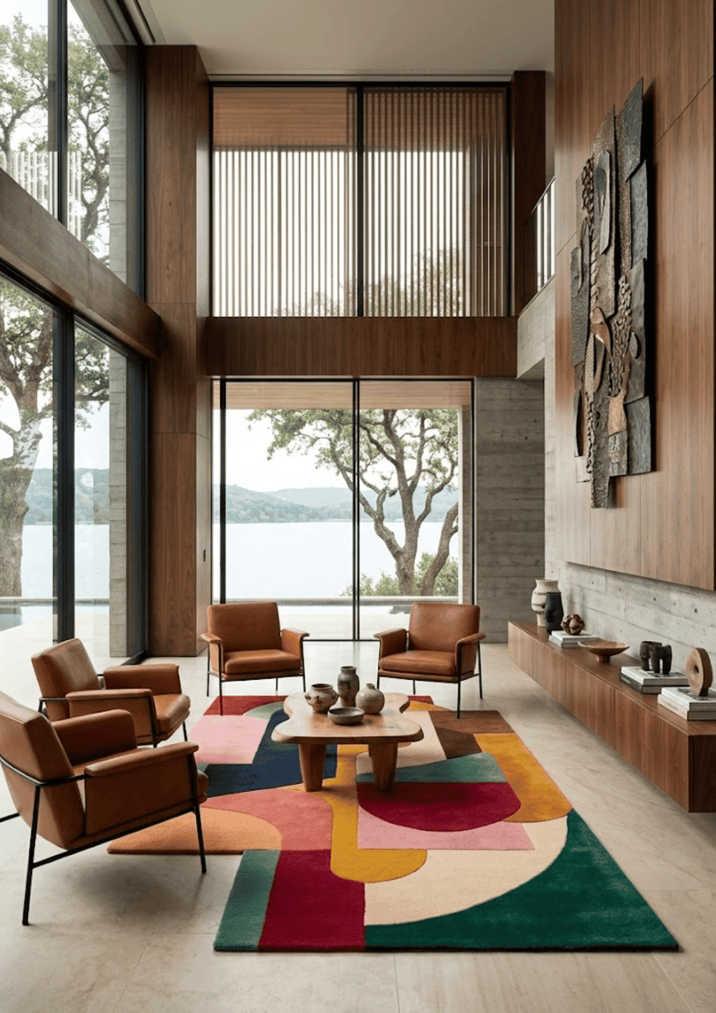 Wool Handtufted Carpet _  Éclat des Couleurs