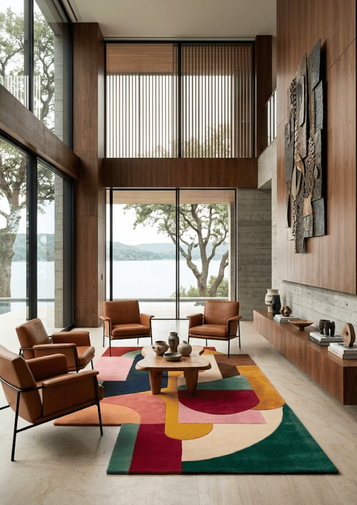 Wool Handtufted Carpet _  Éclat des Couleurs