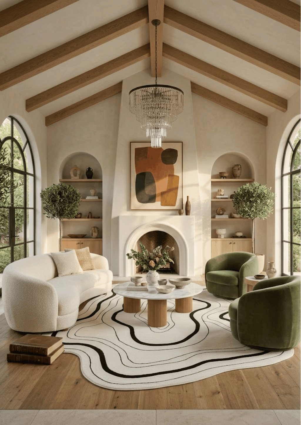Woolen Handtufted Carpet_ Lehrekha