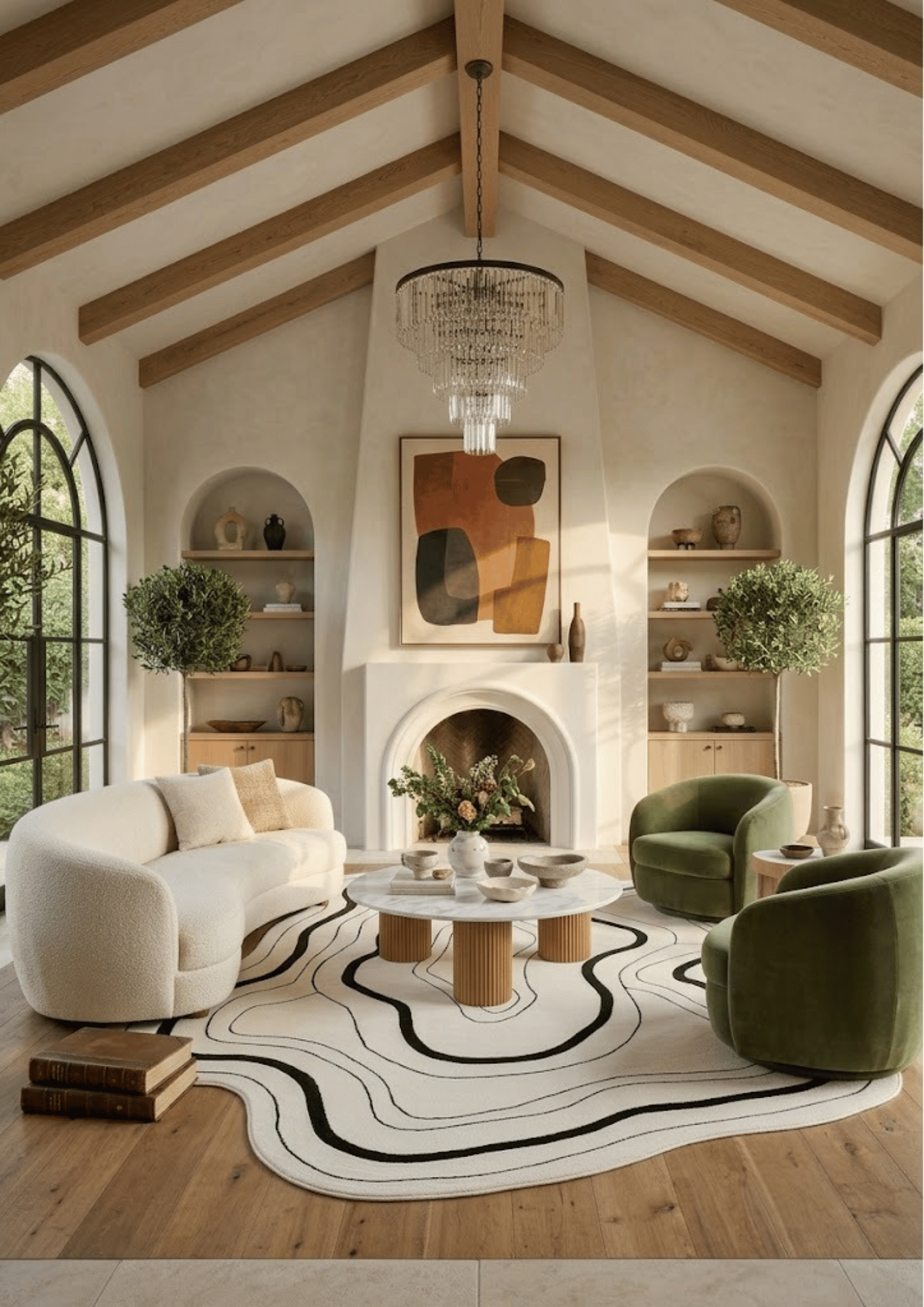 Woolen Handtufted Carpet_ Lehrekha