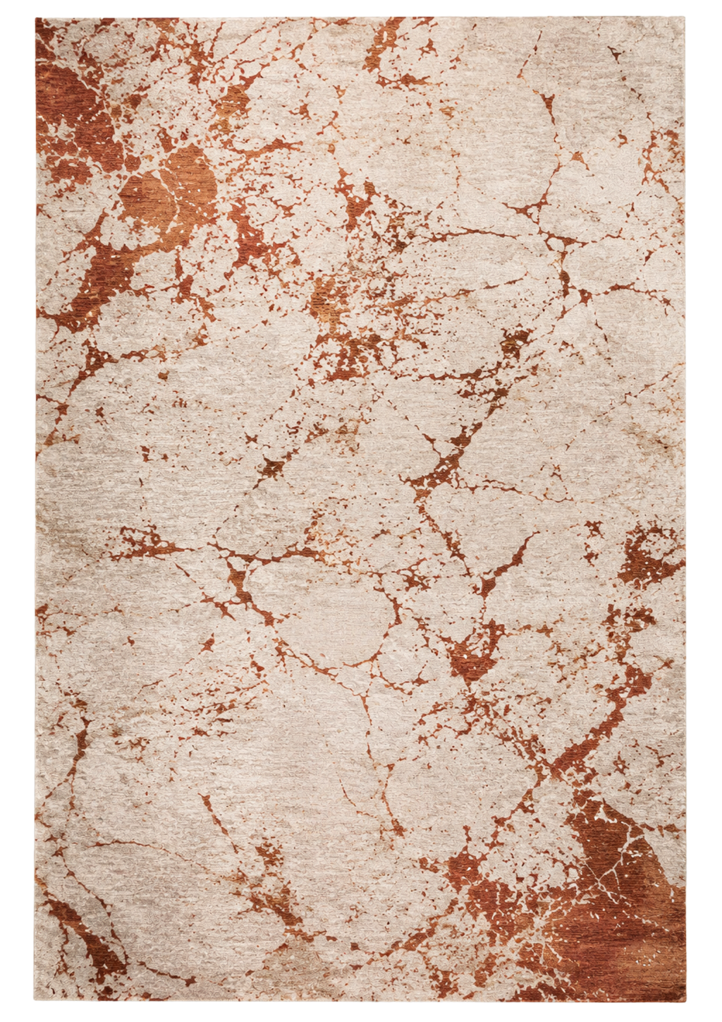 Wool & Silk Handknotted Carpet _ Cinnabar