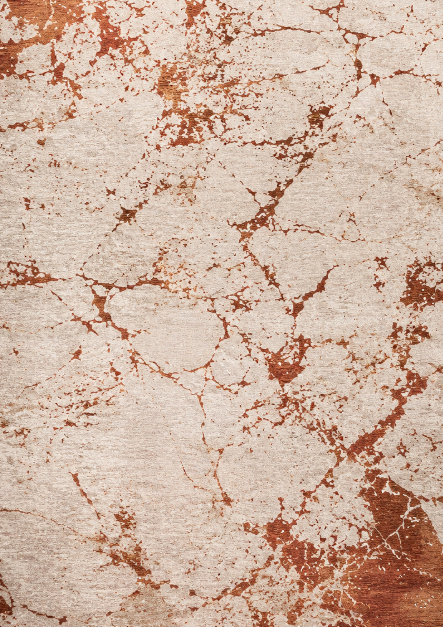 Wool & Silk Handknotted Carpet _ Cinnabar