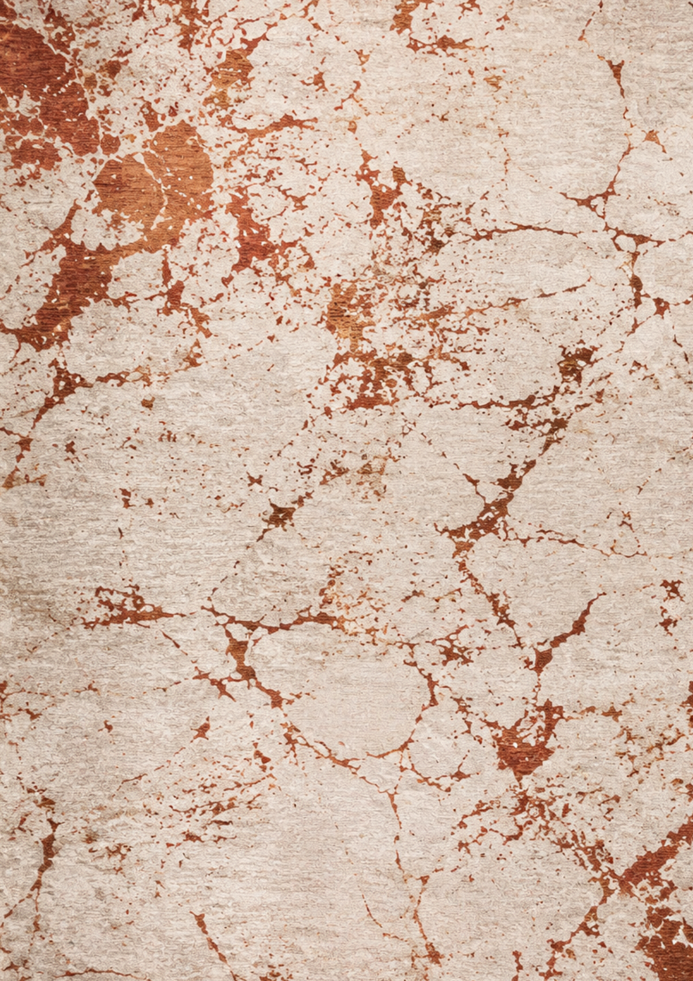 Wool & Silk Handknotted Carpet _ Cinnabar