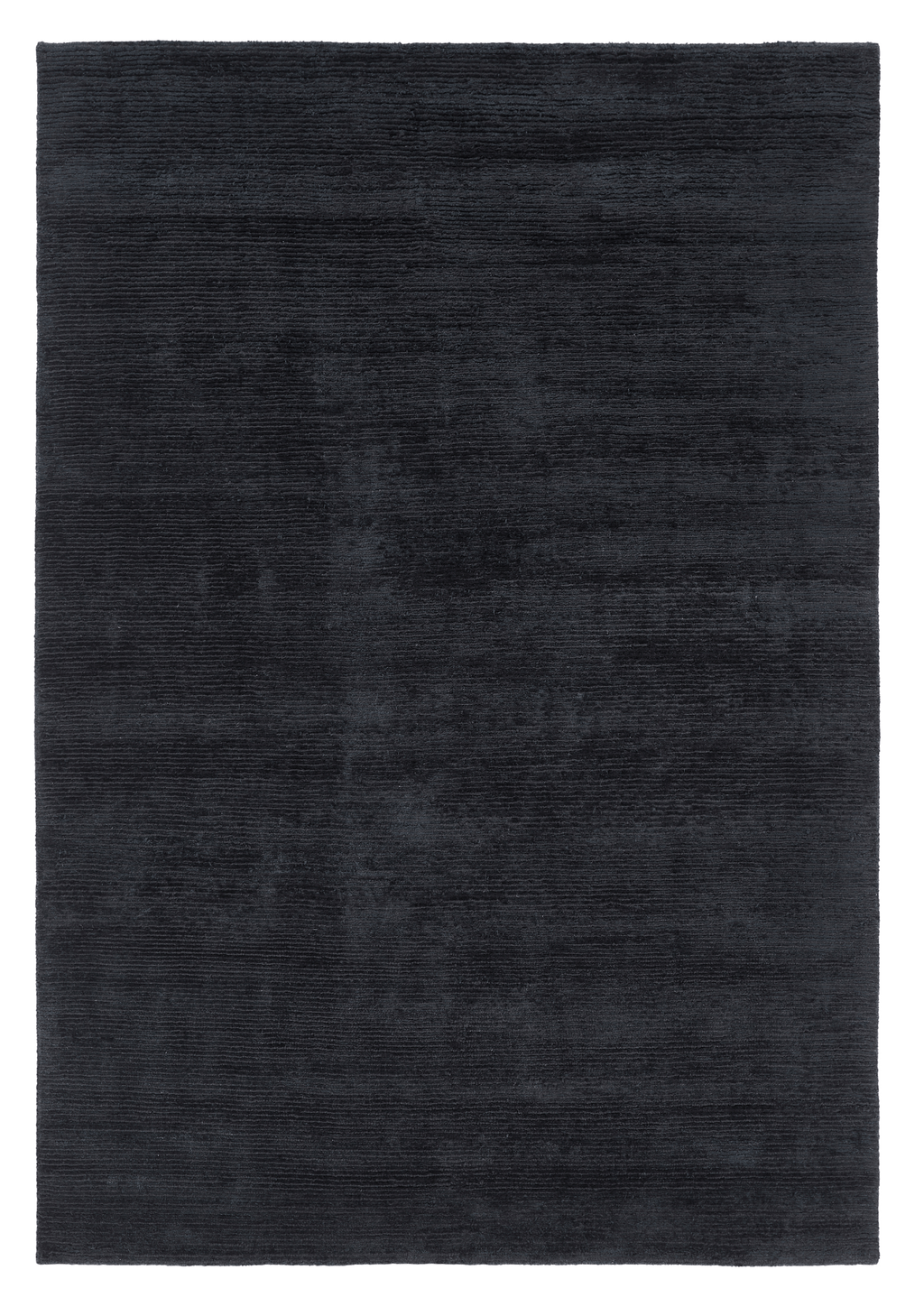 Woolen & Viscose HandKnotted Carpet - Noir