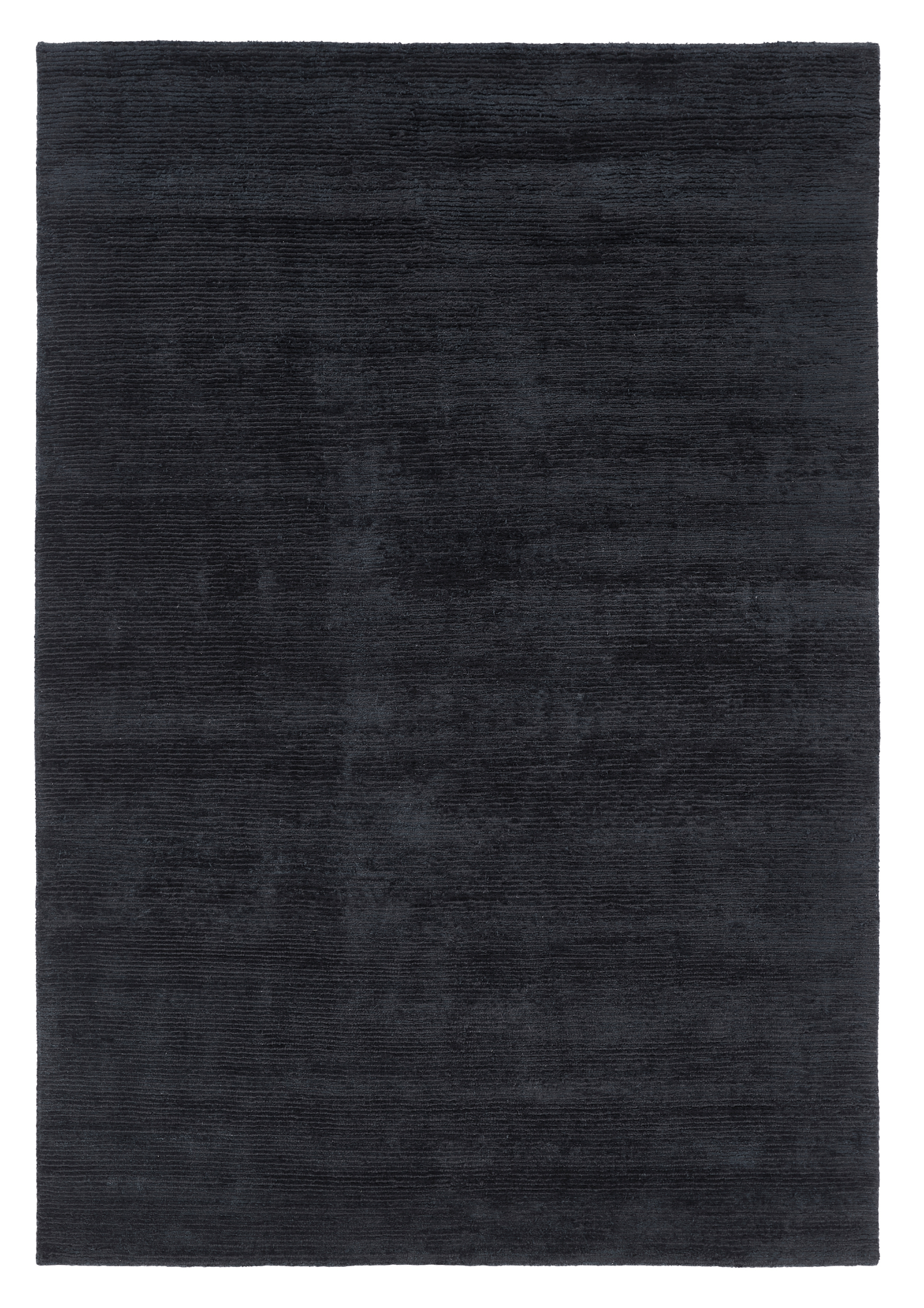 Woolen & Viscose HandKnotted Carpet - Noir