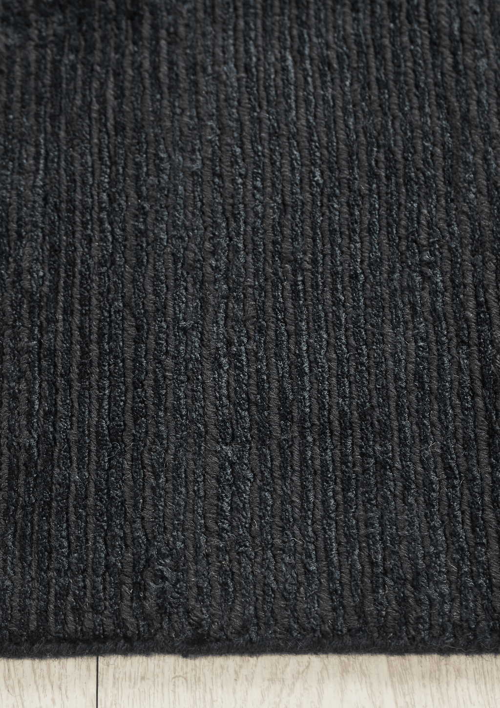 Woolen & Viscose HandKnotted Carpet - Noir