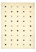 Woolen HandKnotted Carpet - ID Box Black & Grey