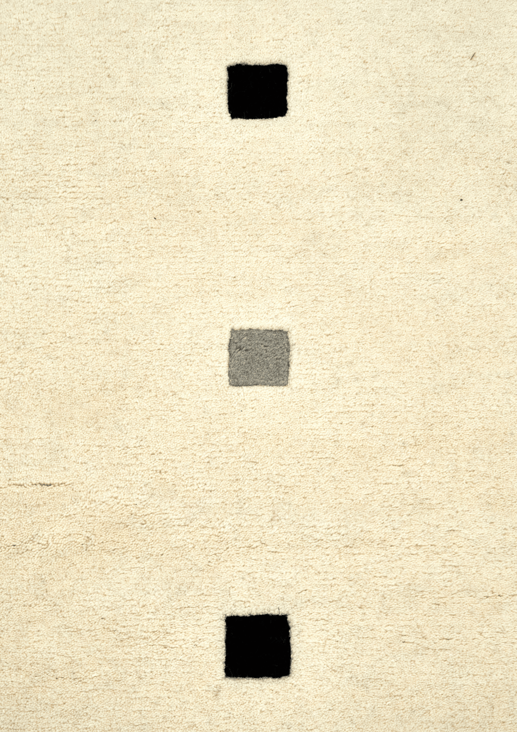 Woolen HandKnotted Carpet - ID Box Black & Grey