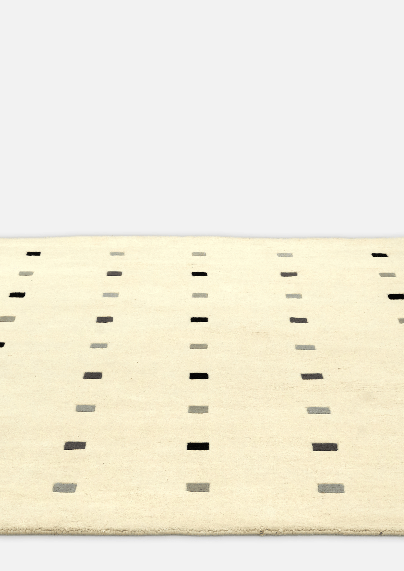 Woolen HandKnotted Carpet - ID Box Black & Grey