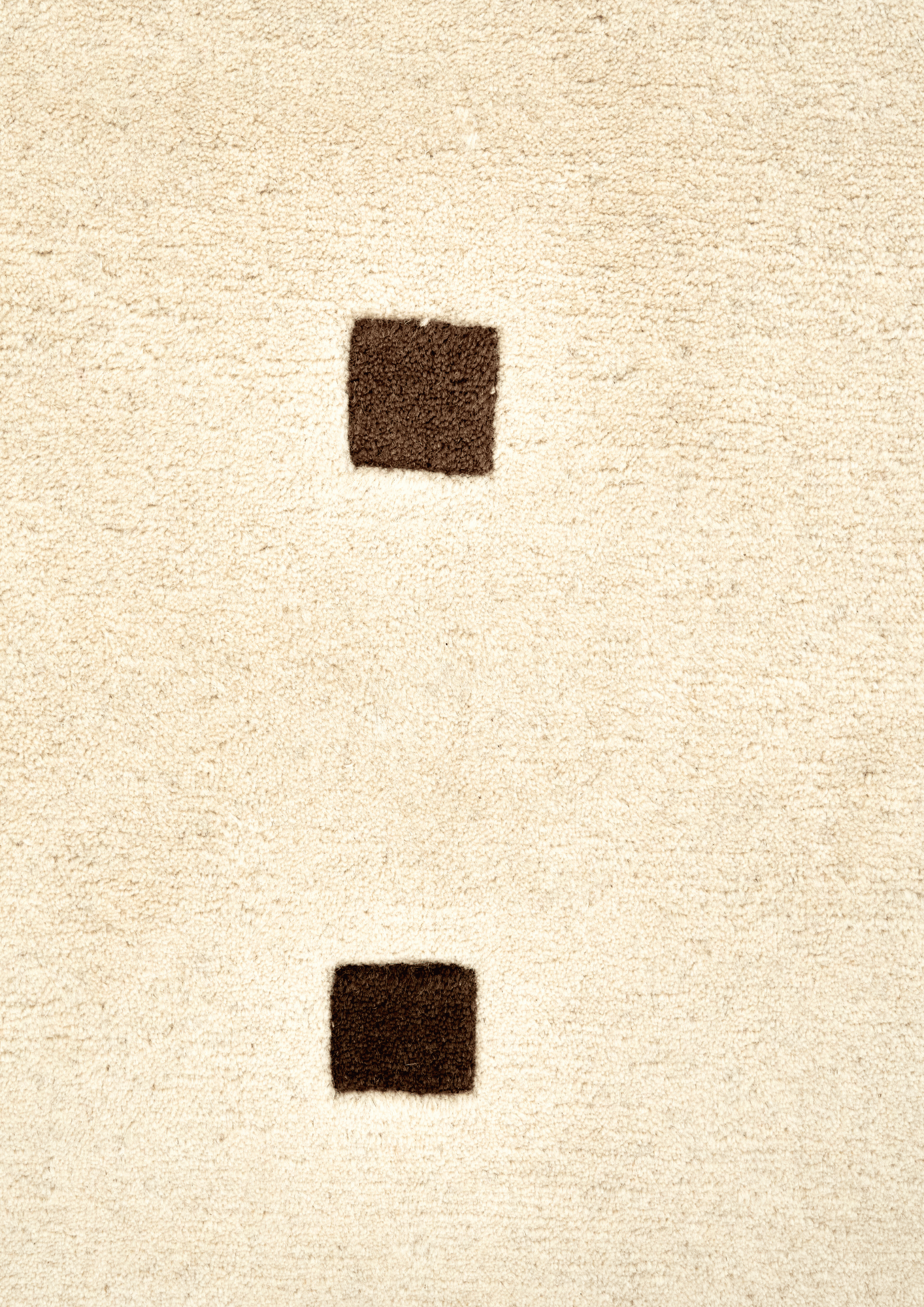 Woolen HandKnotted Carpet - ID Box Brown
