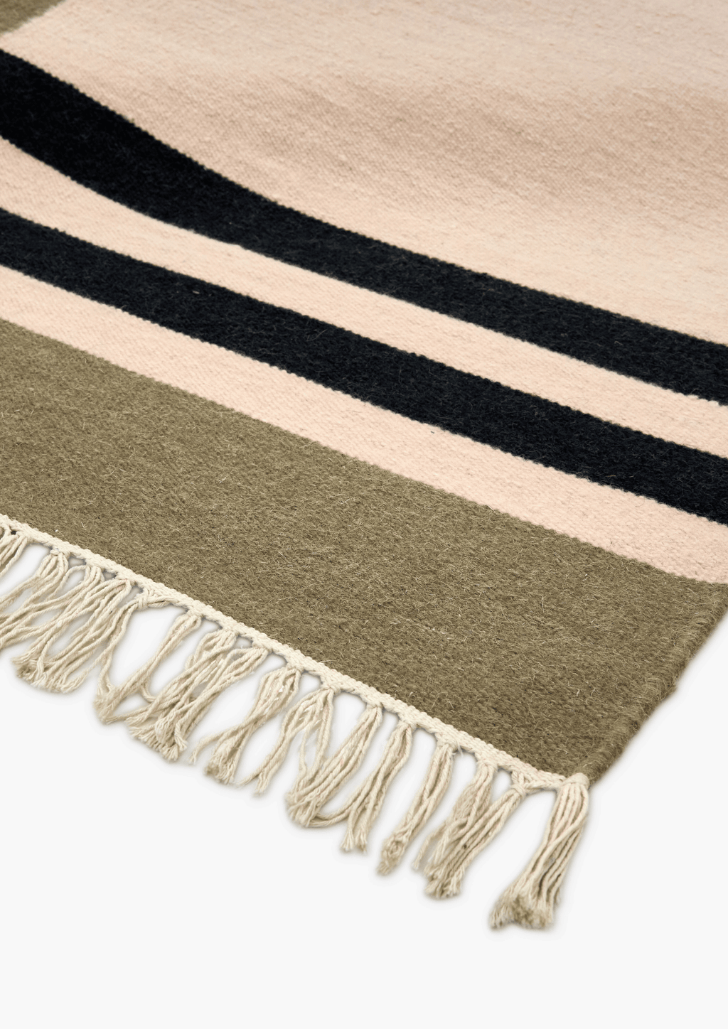 Woolen HandWoven Dhurrie - Axa