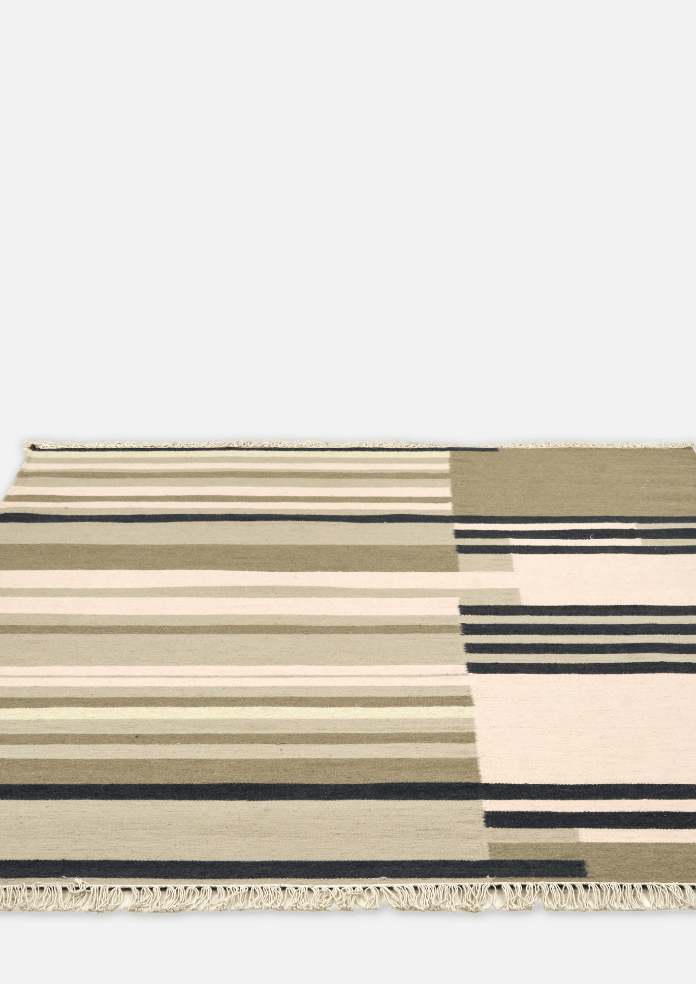 Woolen HandWoven Dhurrie - Axa