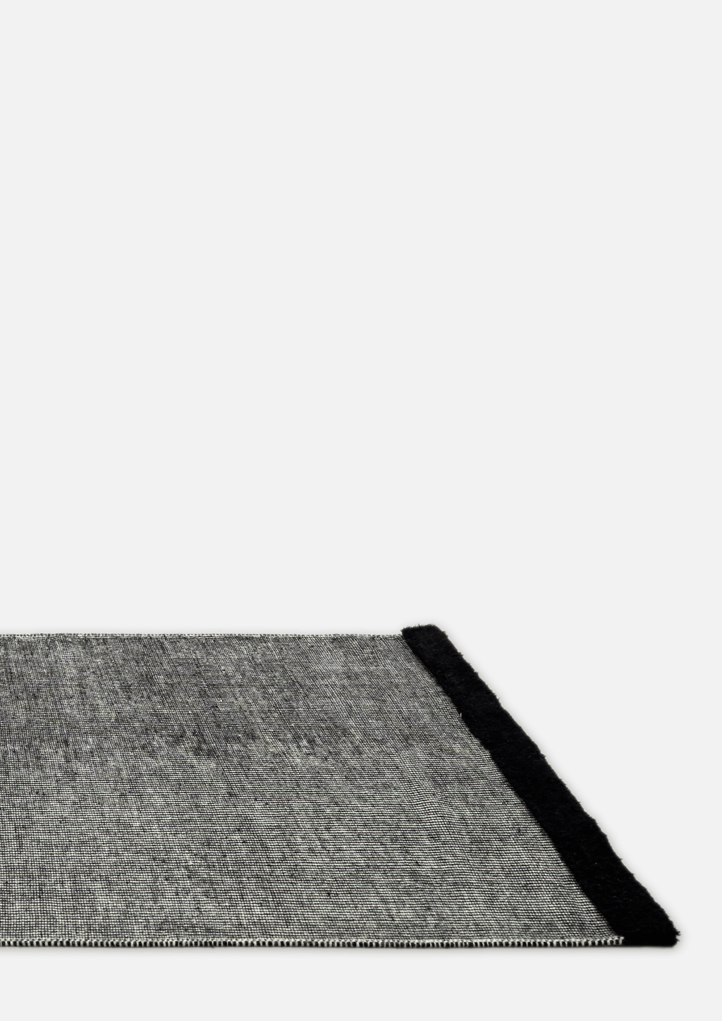 Woolen HandWoven Dhurrie - Beehive Black & White