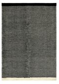 Woolen HandWoven Dhurrie - Beehive Black & White