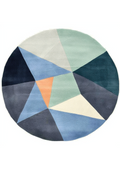 Round Woolen Handtufted Carpet _ Hjørne