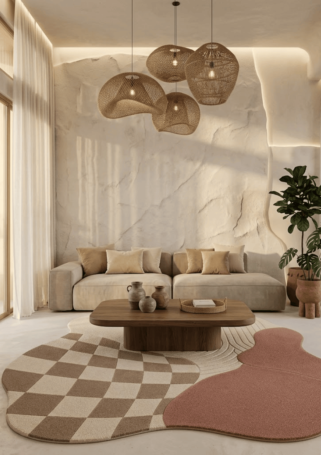 Woolen Handtufted Carpet - Brume