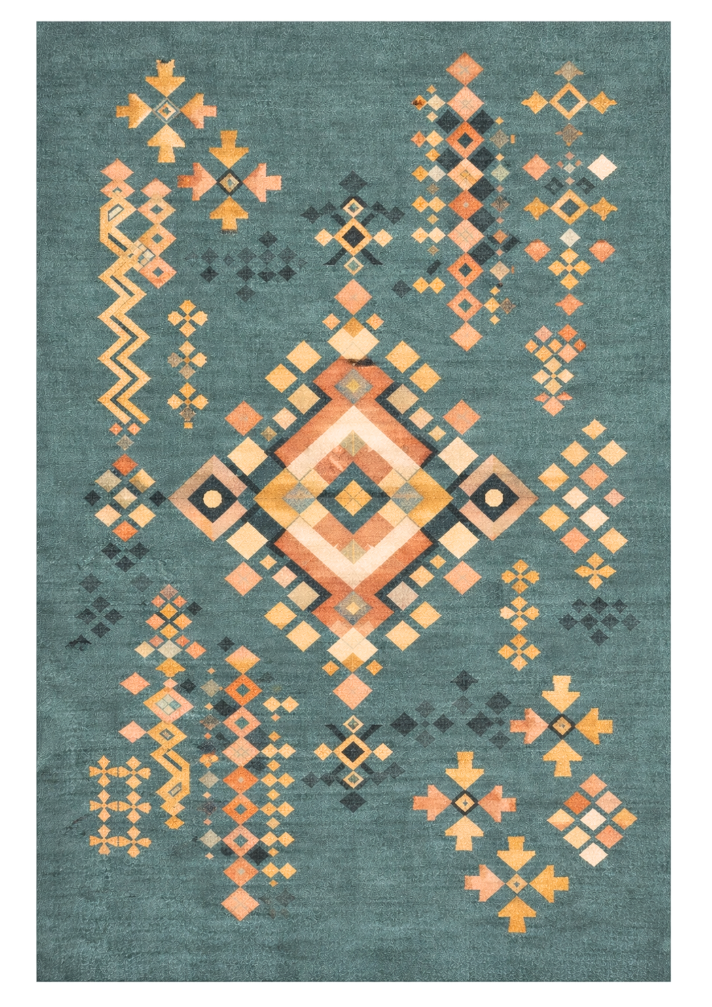 Woolen Handtufted Carpet_ Neelvansh