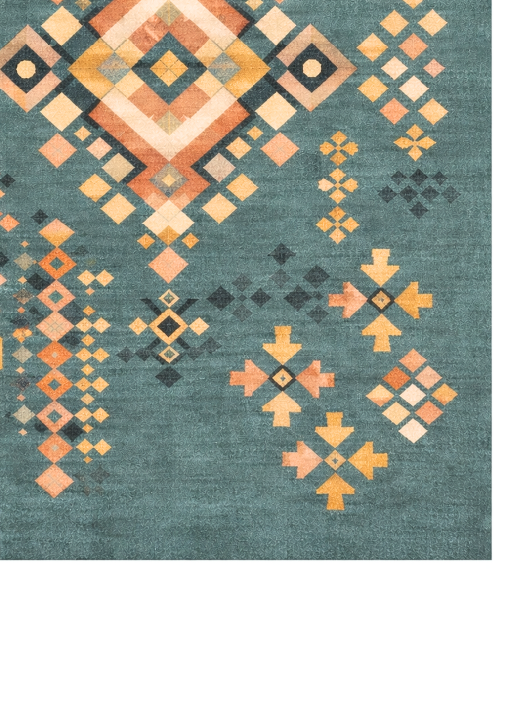 Woolen Handtufted Carpet_ Neelvansh