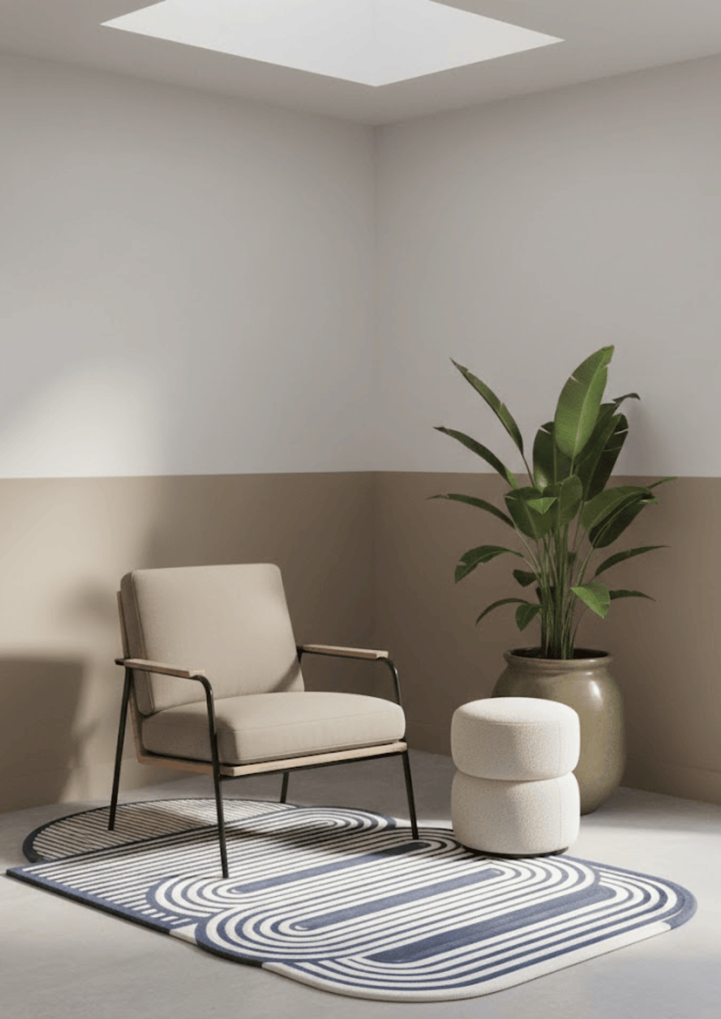 Woolen Handtufted Carpet_ Nord Curve