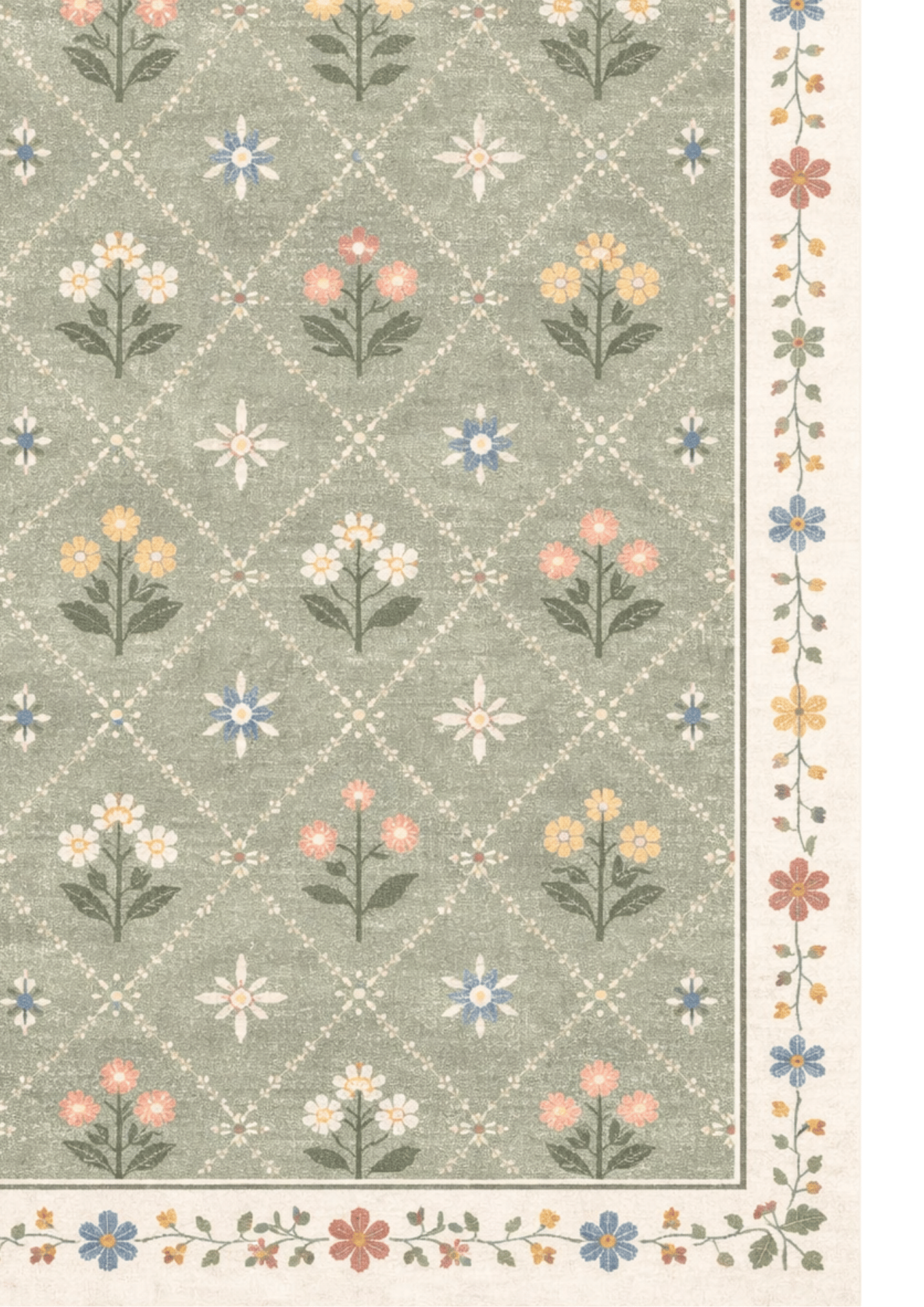 Woolen Handtufted Carpet_ Phool Vatika