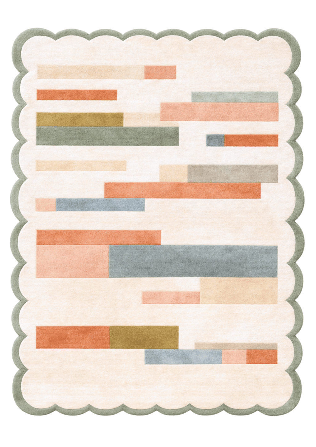 Woolen Handtufted Carpet - Rang Blocks