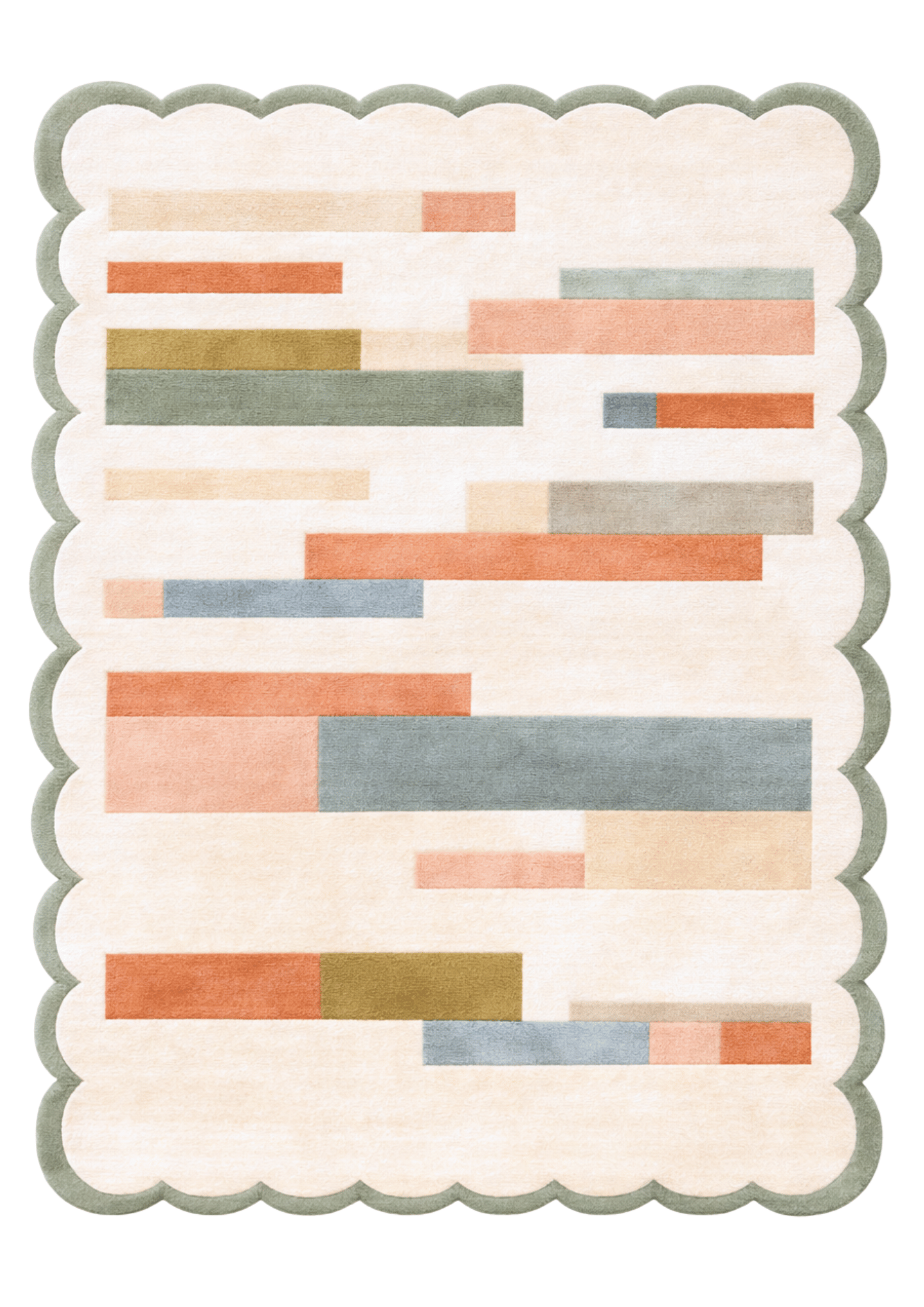 Woolen Handtufted Carpet - Rang Blocks