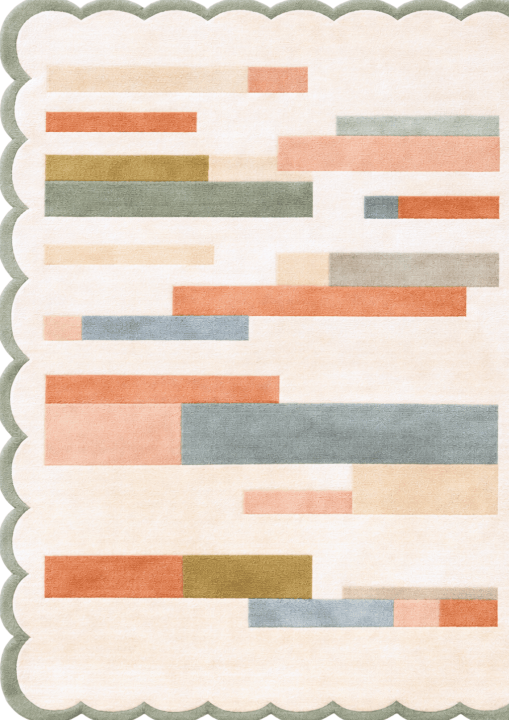 Woolen Handtufted Carpet - Rang Blocks